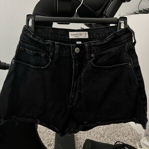 Abercrombie 90s Relaxed Cut Off High Rise Shorts Curve Love